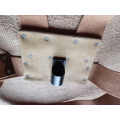 very good used condition WW2 era UK Brit Commonwealth patt 37 canvas `chest carrier` (unknown use)