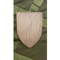 unique & scarce original SADF era Kruger Park Unit wooden plaque (Afrikaans scroll)