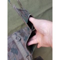very scarce DDR East Germany `blumentarn` camo small webbing backpack in good used condition