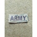 orginal period/era Rhod Army ARMY tab breast badge in good clean used (removed from shirt) condition