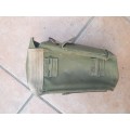 WW2 or post era UDF issue canvas gas mask bag carrier pouch in VERY good clean used condition