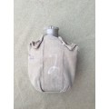 Original Rhodesian bushwar period pattern 69 canvas carrier pouch & 1lt canteen good clean used cond