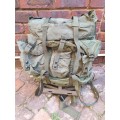 original olive green USGI US Army issue Med ALICE pack (mInt/unused) & frame assembly as new (used)