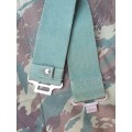 scarce SWATF issue type/style light green cotton canvas web-belt SWA/Angola era used 31/201 Bn etc.