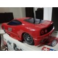 ***TAMIYA RC ELECTRIC FERRARI 360 MODENA CHALLENGE 1/10. WITH REMOTE AND ACCESSORIES