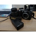 ***NIKON D50  PROFESSIONAL DIGITAL SLR CAMERA WITH LENS, CHARGER, CABLES AND MEMORY CARD**