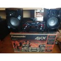 **LATE ENTRY**DEMO PANASONIC 4950W.  AKX220 BLUETOOTH, DVD , USB POWERFULL SOUND SYSTEM****waranty**