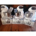 **LOT OF 3 X LOGIC 5 SPEED STAND MIXERS WITH ACCESSORIES**REPAIRS OR SPARES****