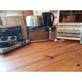 ***ONE BID FOR ALL BULK LOT OF KITCHEN APPLIANCES**NEW MICROWAVE,STOVE, KETTLE, TOASTER, HEATER****