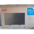 *BRAND NEW JCV 32 INCH LED FLAT SCREEN TV IN BOX WITH REMOTE**NO SOUND****