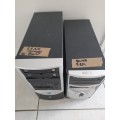 **COMBO DEAL**2 X PC BOXES,COMPLETE WITH HARD DRIVES AND RAM**REPAIRS OR SPARES*