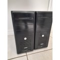 *ONCE OFF**STORE CLEARANCE SALE**2 X GIGABYTE PC CHASIS WITH DVD WRITERS**ONE BID FOR BOTH**