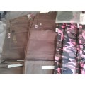 **STORE CLEARANCE*LOT OF BRAND NEW KULCHA PINK CAMO PANTS, CARGO PANTS, REFLECTIVE VESTS, ETC***