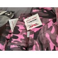 **STORE CLEARANCE*LOT OF BRAND NEW KULCHA PINK CAMO PANTS, CARGO PANTS, REFLECTIVE VESTS, ETC***