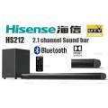 * Hisense 2.1 Ch. Bluetooth Sound Bar with Wireless Subwoofer-120W(sub no power)*R2500 retail