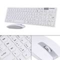 *SPRING SPECIAL*New K-06 Ultra thin White Wireless Keyboard with clear rubber dust,dirt cover ,Mouse