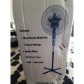 *CRAZY CHRISTMAS DEAL*SUMMER ON WAY*BRAND NEW GOLD AIR DOUBLE BLADE PEDISTAL FAN, 3 SPEED, TIMER*