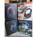 *CHRISTMAS CLEARANCE**BULK LOT OF 4 X NEW GAMING HEADSETS IN BOX**R99 FREIGHT**ONE BID FOR 4 SETS