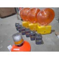 **BULK LOT OF NEW  BATTERY POWERED AMBER WARNING LIGHTS,SOLAR LIGHT,CONES ETC**OVER R3000 VALUE