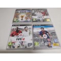 **COLLECTION OF FIFA 10,11,12,13 PS3  GAMES EXCELENT CONDITION WITH THE BOOKLETS*1 BID FOR ALL***