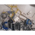 **CALLCENTRE LIQUIDATION*BULK LOT OF ETHERNET CABLES,SPEAKERS,WIRING,PC PLUGS,WALL PLUGS ETC**