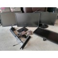 *MONTH END MADNESS*LOT OF 4 X PC SCREENS+2 X VGA CONVERTERS*ONE BID FOR ALL*WORKING**