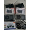 *SPRING CLERANCE*BULK LOT OF 5X USB,MP3 PORTABLE RADIOS*NO POWER**SOLD AS IS*ONE LOT**