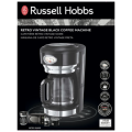 *STORE CLEARANCE*BRAND NEW SEALED RUSSELL HOBBS VINTAGE BLACK RETRO COFFEE MACHINE**R1200 RETAIL**