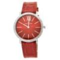 *ONCE OFF DEAL**BRAND NEW JACQUES LEMANS ALPHA SAPHIR Crystals Red Leather.390*R1500 RETAIL