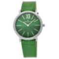 *ONCE OFF DEAL*BRAND NEW JACQUES LEMANS ALPHA SAPHIR Crystals GREEN Leather.390*R1500 RETAIL
