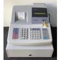 *LIQUIDATION ITEM*WORKING SHARK XE-A203 THERMAL ELECTRONIC CASH REGISTER WITH CASH TILL*