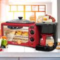 *LATE ENTRY**R30 FREIGHT*BRAND NEW HAEGER 3 IN 1 BREAKFASAT MAKER(RED), IN BOX**