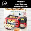 *LATE ENTRY**R30 FREIGHT*BRAND NEW HAEGER 3 IN 1 BREAKFASAT MAKER(RED), IN BOX**