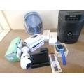 BULK LOT OF UNTESTED ITEMS,CAR LCD SCREE,PS4 HEADSET,AIR PODS,BT SPEAKER,SMART WATCH,CCTV CAMERA