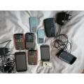 *LIQUIDATION ITEM*BULK LOT OF UNTESTED CELL PHONES,MP3 PLAYERS ETC*ONE BID FOR THE LOT*