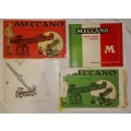 Antique Toys Meccano Massive Lot ,Rare To Find In This Big Lots With Some Instruction Booklets