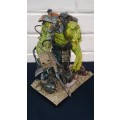 Stan Winston Creatures, Horgg, Mutant Earth 2001 Statue/Posable Action Figure On Its Base Plate