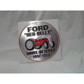 FORD "RED BELLY" TRACTOR - METAL SIGN