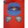 South African Police Pre 1994 Flapcap plus to Special Guard Unit Flashes