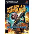 DESTROY ALL HUMANS !   (PS2)   -  Good condition !!  - SAME DAY SHIPPING !!!