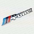BMW M POWER High Quality METAL 3D GRILL Badge Emblem Decal  -  New and sealed !!!