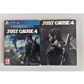 JUST CAUSE 4 STEELBOOK EDITION   (PS4)  -  Good condition !!!   -     SAME DAY SHIPPING !!!