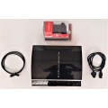 PS3 CONSOLE BLACK  60 GB + NEW & SEALED WIRED CONTROLLER  CABLES  -  (  DEAL  247 )