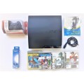 PS3 CONSOLE BLACK SLIM 120 GB + CONTROLLER + 4 GAMES & CABLES  - LAST ONE (  DEAL 016 )