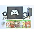 XBOX ONE CONSOLE + WIRELESS CONTROLLER + 5 GREAT GAMES (WORTH  R575) + ALL CABLES DEAL G27