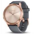 GARMIN VIVOMOVE HR Premium Rose - Gold with Grey Suede Band Smartwatch and original charger