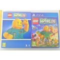 LEGO WORLDS    (PS4)  -  Good condition !!!  -  SAME DAY SHIPPING !!!! - IN SLEEVE CARDBOARD