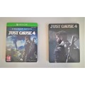 JUST CAUSE 4 STEELEBOOK EDITION (XBOX ONE ) - Good condition!! - SAME DAY SHIPPING !!!