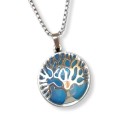 Natural Opal Gemstone pendant with Tree of Life