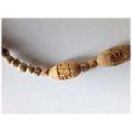 Tulsi neck beads carved with maha mantra